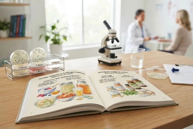 candida probiotics vs antifungals